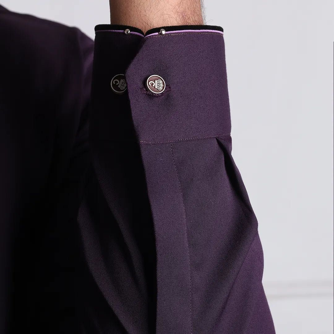 Purple Kameez Shalwar - 1654