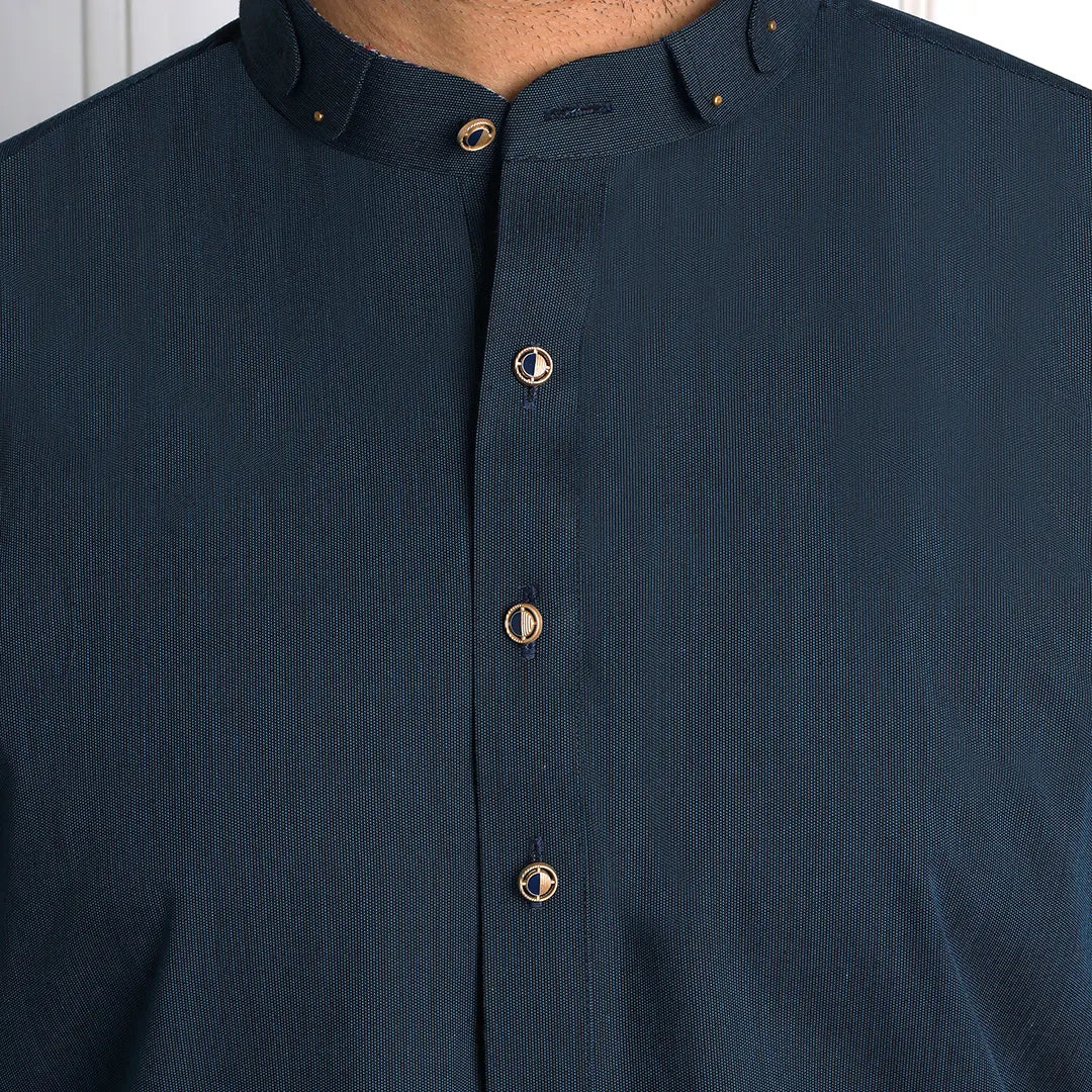 Blue Kameez Shalwar - 1664