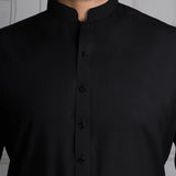 Black Kameez Shalwar - 1669