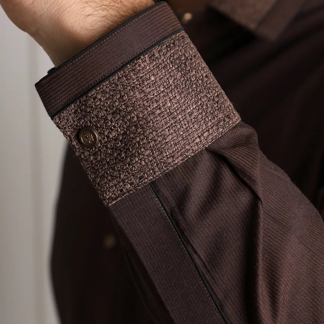 Brown Kameez Shalwar - SK-1687