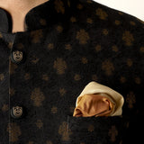 Premium Embroidered Prince Coat - PR-169 - Black