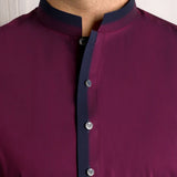 Purple Kurta Pajama - 1701