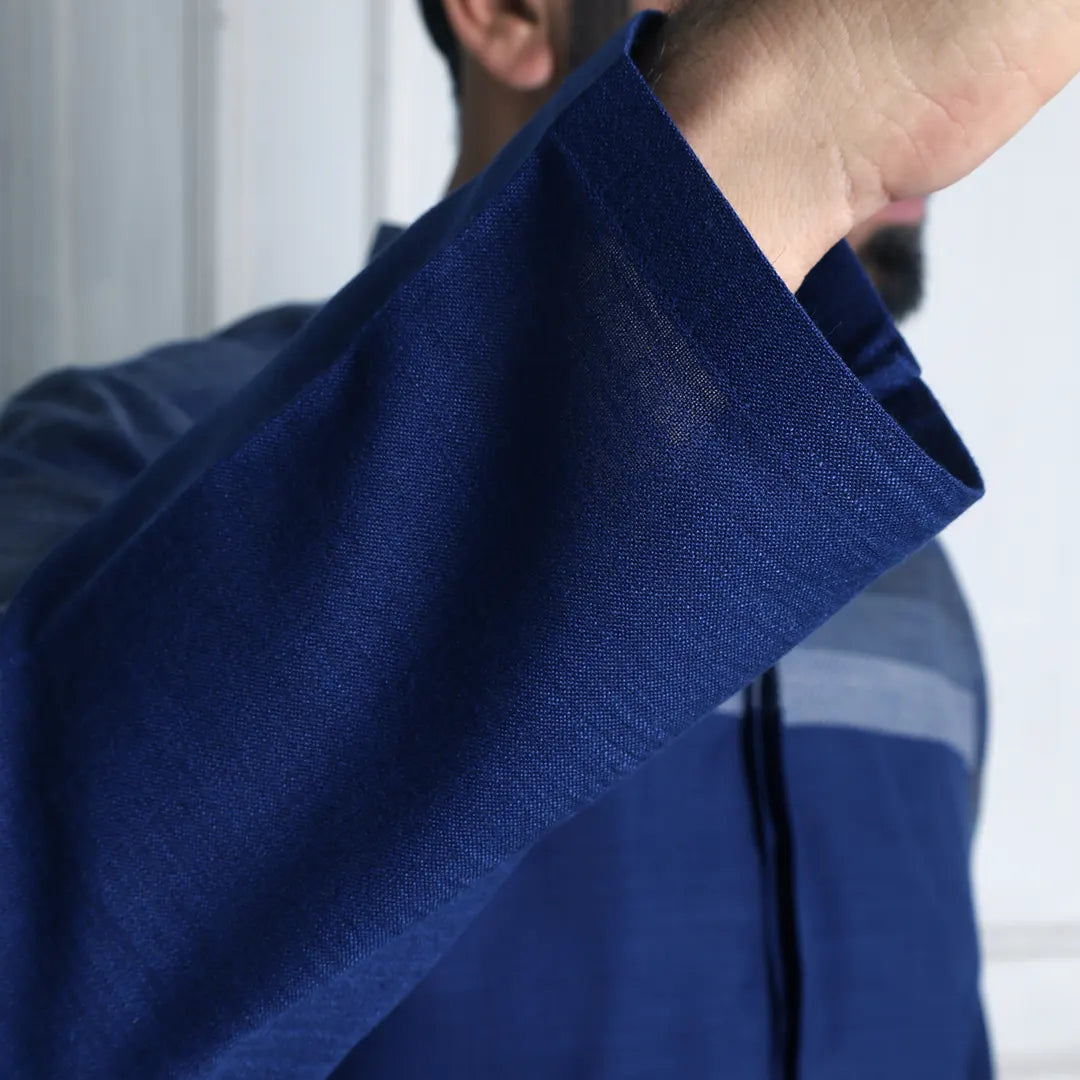 Blue Kurta Pajama - 1705