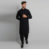 Black Kameez Shalwar - 1719