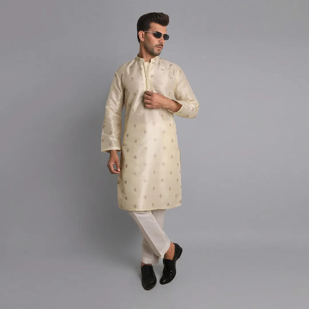 Gold Kurta Pajama - 1727