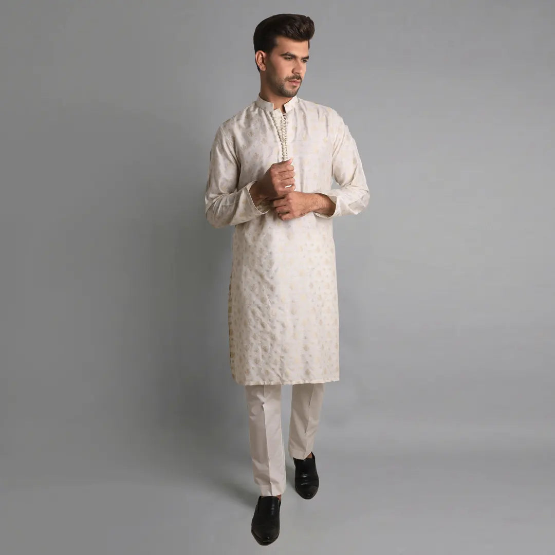 Fawn Kurta Pajama - 1729
