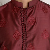Maroon Kurta Pajama - 1730