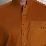 Rust Kameez Shalwar -1732