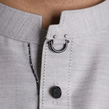 Grey Kameez Shalwar - 1734