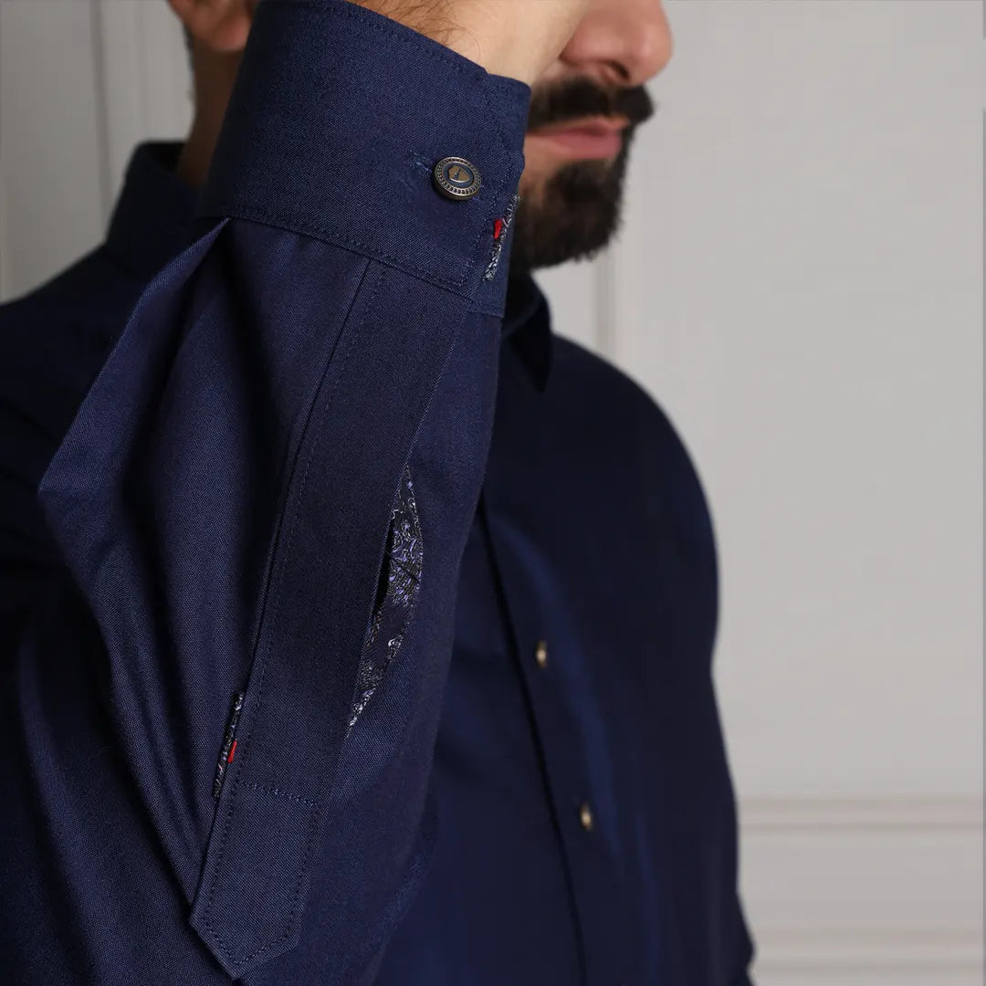 Blue Kameez Shalwar - 1742