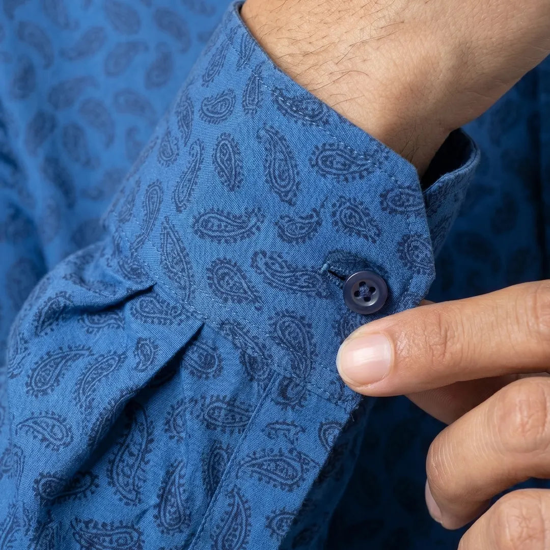 Egyptian Cotton Blue Color Shirt - SH-453
