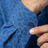 Egyptian Cotton Blue Color Shirt - SH-453