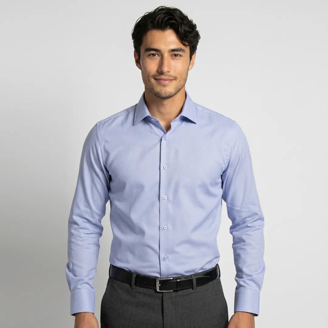 Egyptian Cotton Sky Blue Color Shirt - SH-725