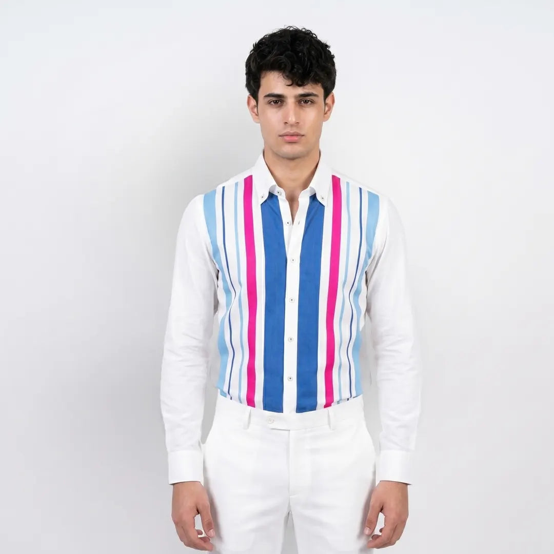 Egyptian Cotton Multi Checks Color Shirt - SH-751