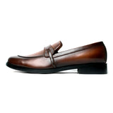 Altin Men's Brown Leather Loafer