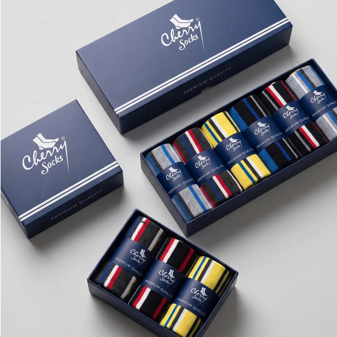 Cherry Premium Striped Socks - DS-1