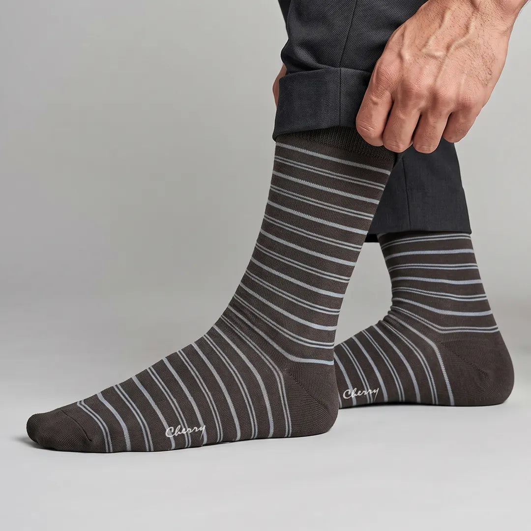 Cherry Premium Striped Socks - DS-3