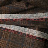 Suiting Fabric-Hopsack (Brown)