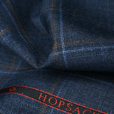 Suiting Fabric-Hopsack (Navy)