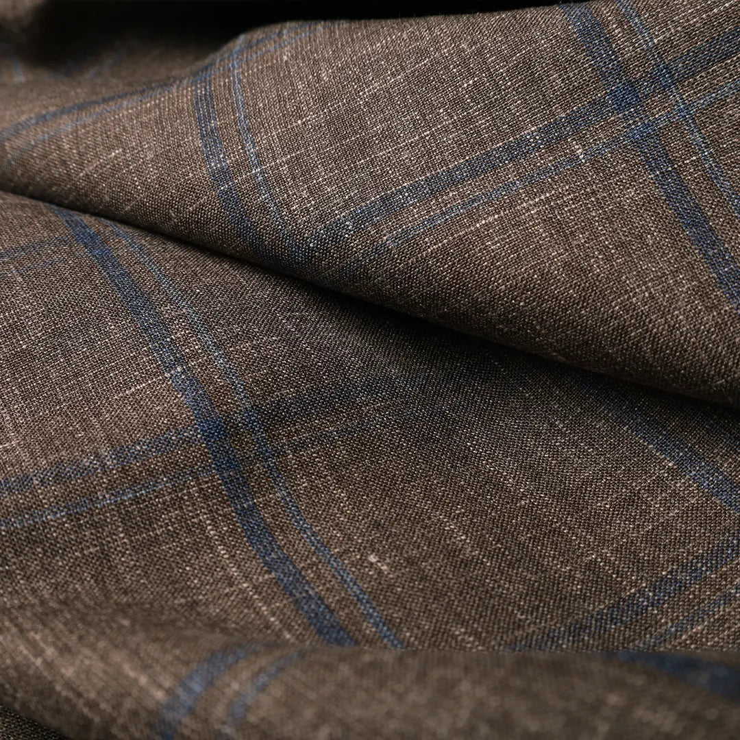 Suiting Fabric-Hopsack (Wood)