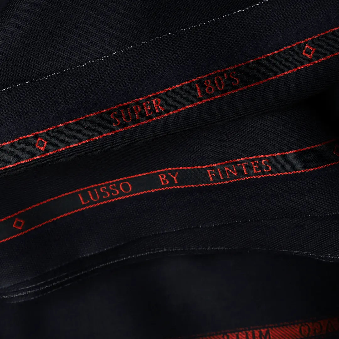 Suiting Fabric-Lusso (Black)