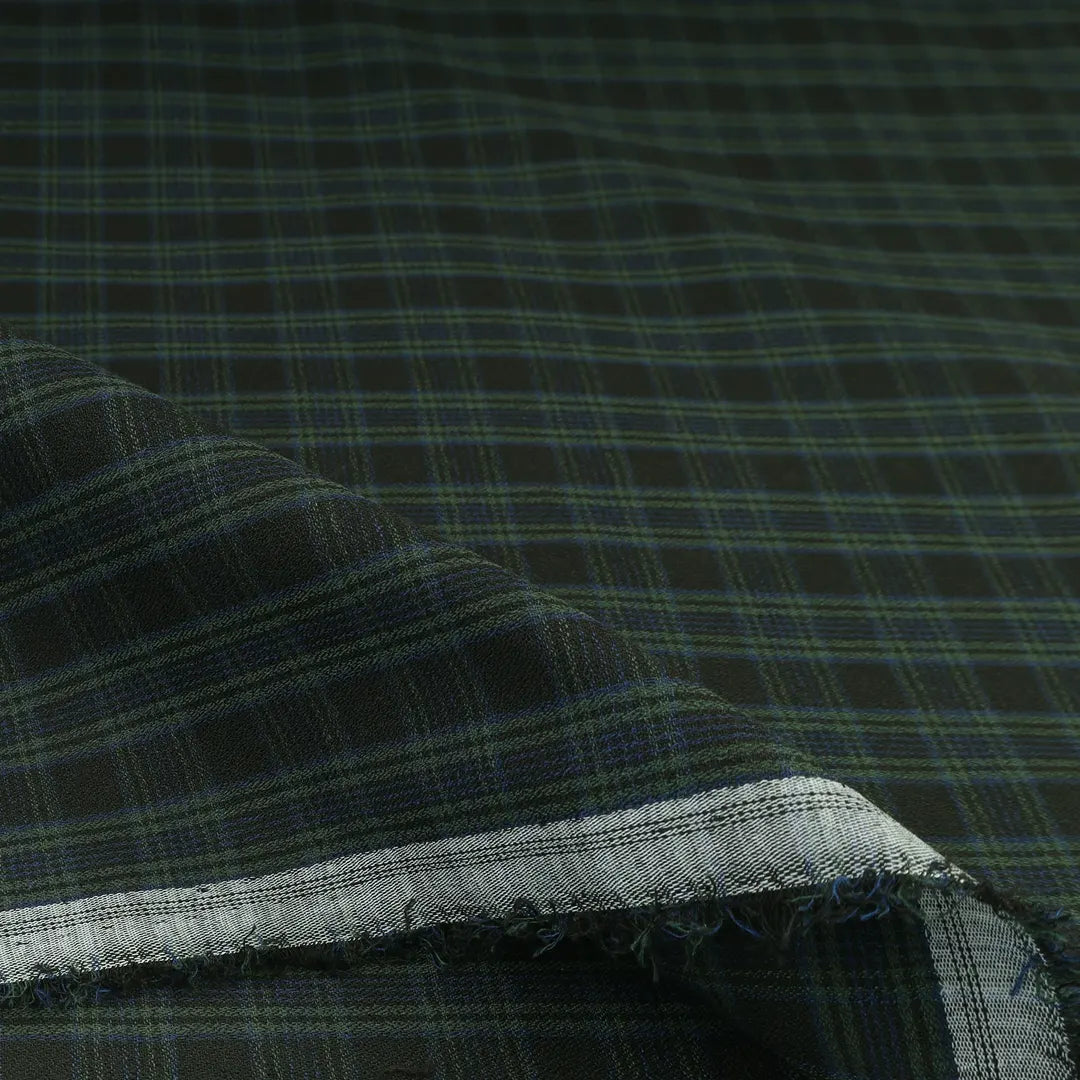 Unstitch Hunter Check Shirt Fabric