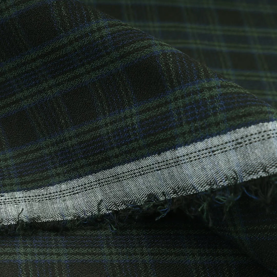 Unstitch Hunter Check Shirt Fabric
