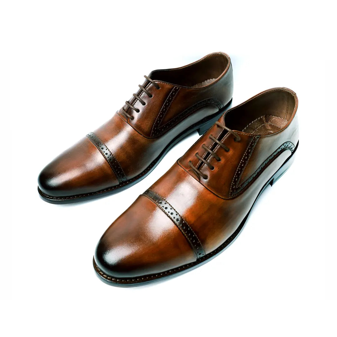 Richmond Plus Men's Brown Leather Shoes