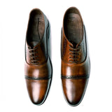 Richmond Plus Men's Brown Leather Shoes