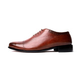 Semi Brogue Storm  Men's Brown Leather Shoes