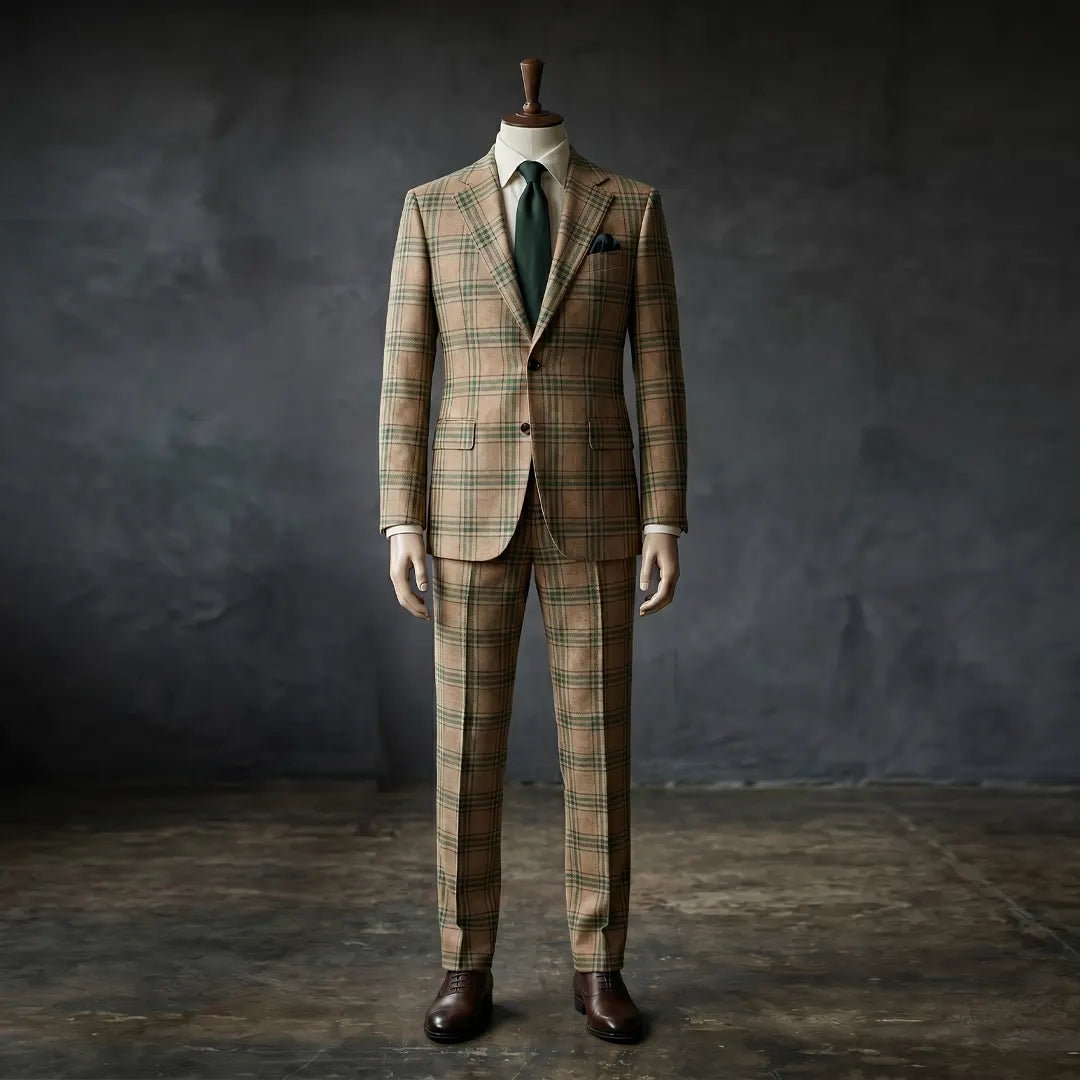 Men's Premium 100% Wool Flannel Jacket - SU 03