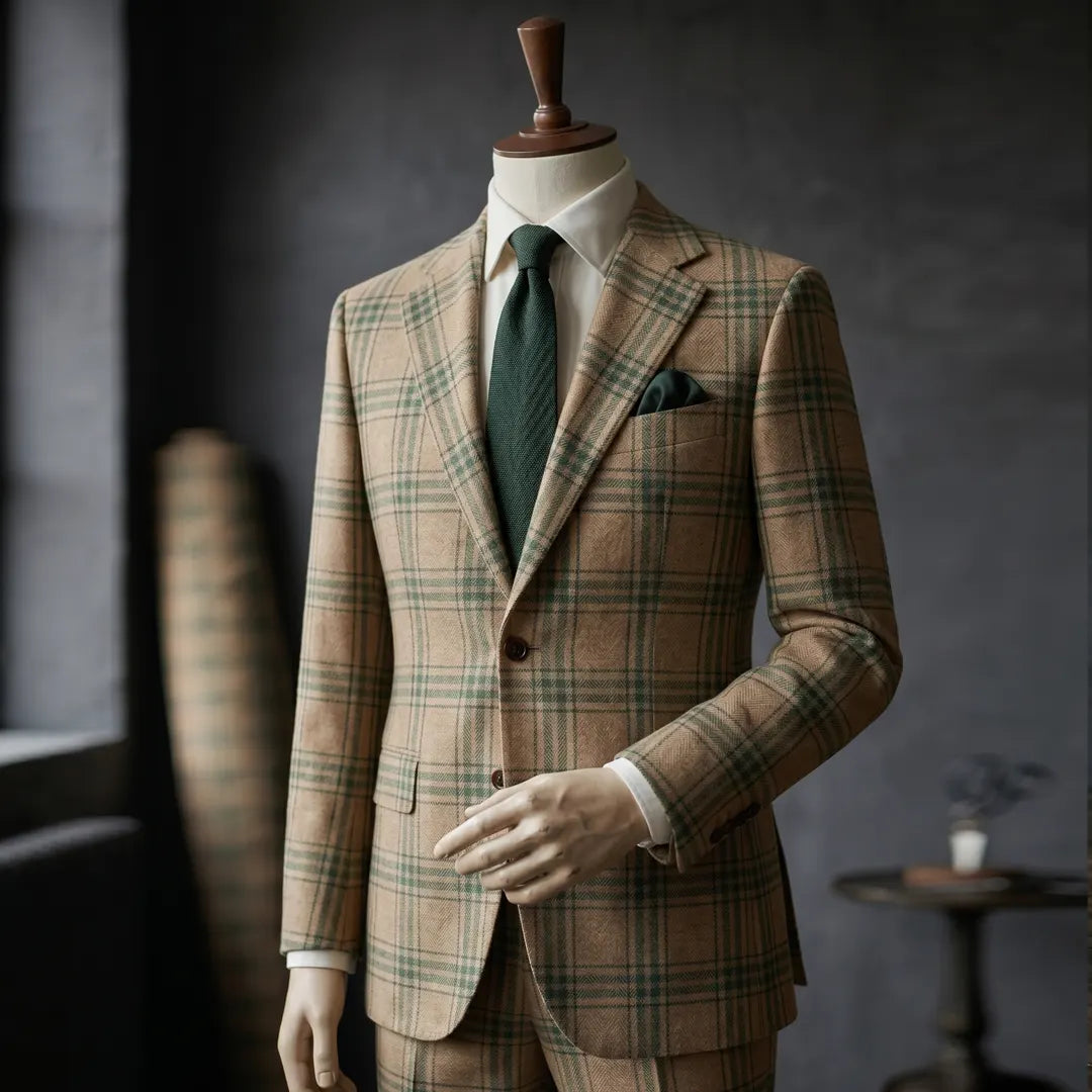 Men's Premium 100% Wool Flannel Jacket - SU 03