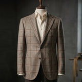 Fintes Italian Wool-Silk-Linen Hopsack Jacket - SU 13