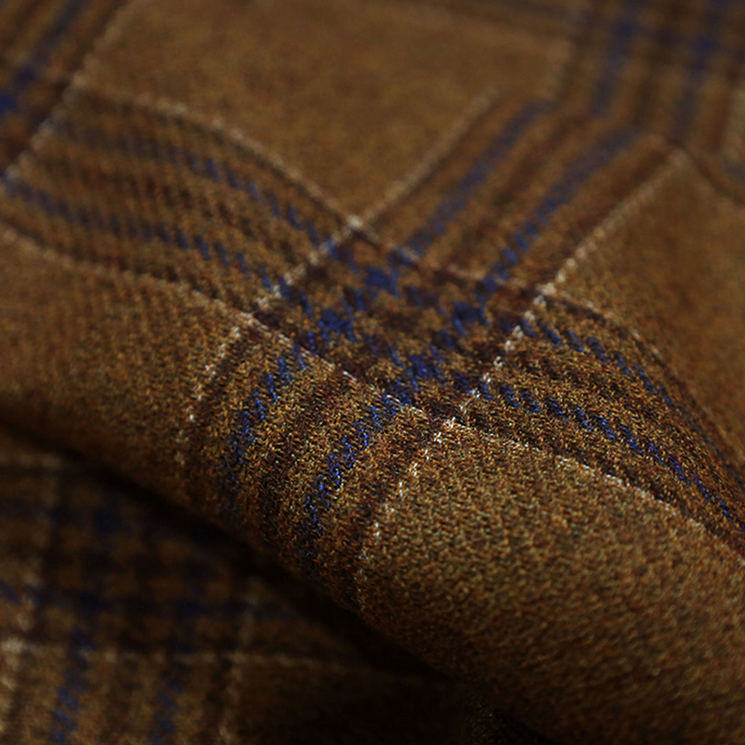 Suiting Fabric-Fintes (Caramel)