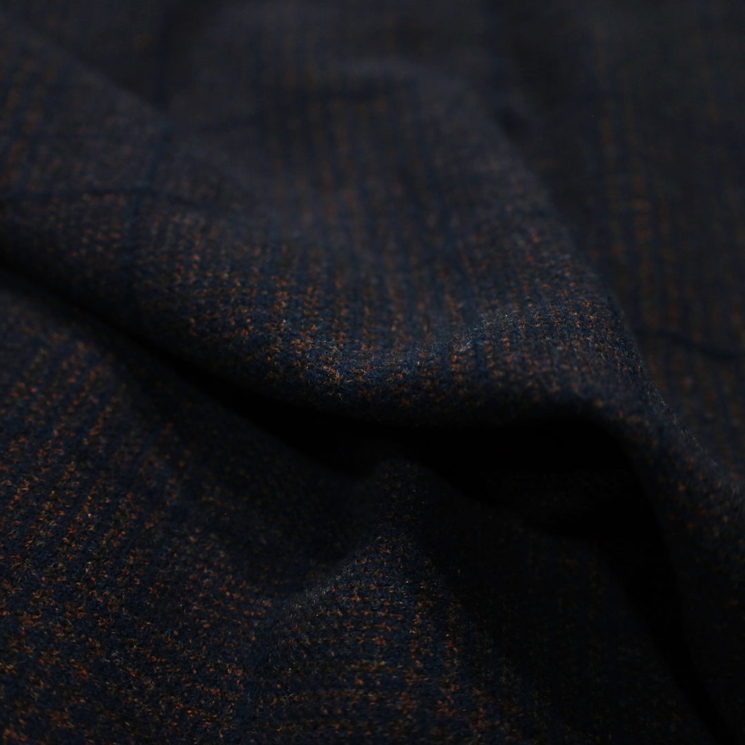 Suiting Fabric-Fintes (Dark Blue)