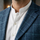 Fintes Italian Wool-Silk-Linen Hopsack Blazer - 04