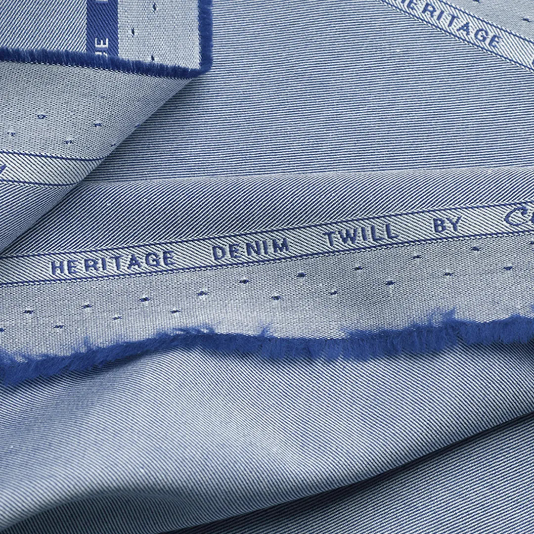 Unstitch Kameez Shalwar Egyptian Cotton - Heritage Denim Twill