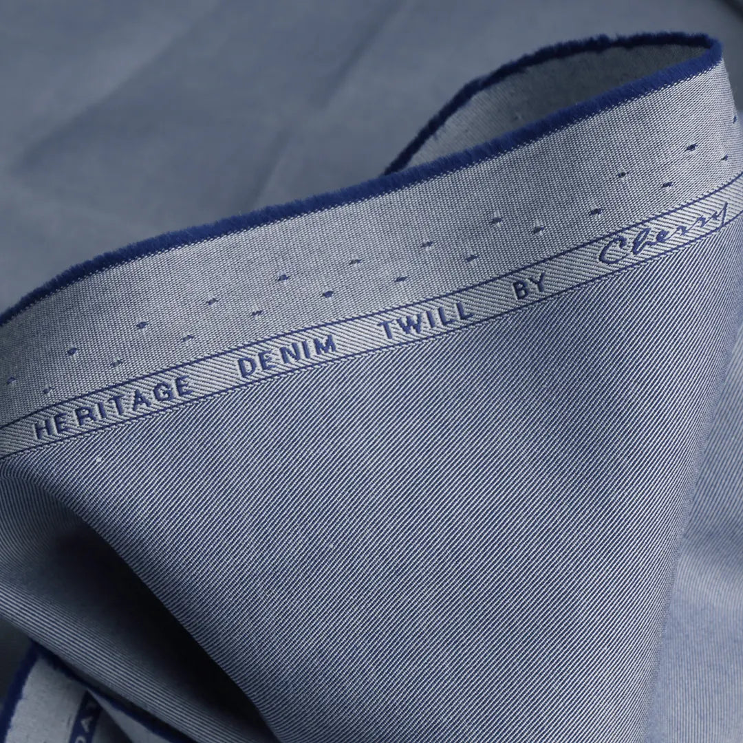 Unstitch Kameez Shalwar Egyptian Cotton - Heritage Denim Twill