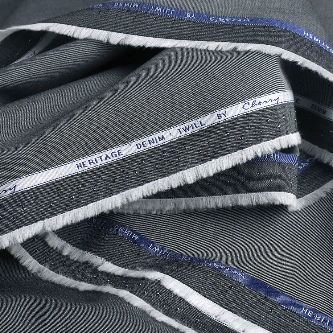 Unstitch Kameez Shalwar Egyptian Cotton - Heritage Denim Twill