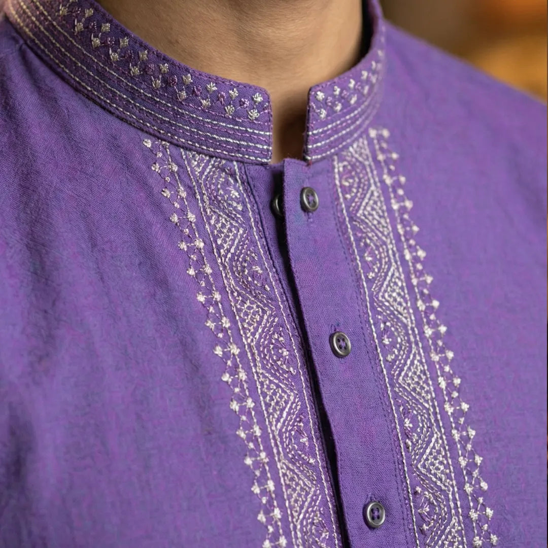 Purple Kurta - 1051