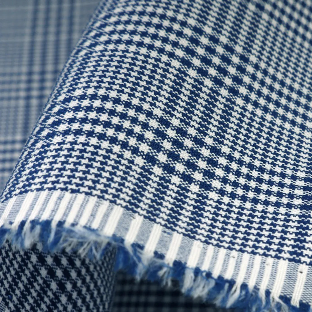 Navy Check Pattern Unstitch Navy Check Shirt Fabric – Cherry House of Men's Fashion: Home