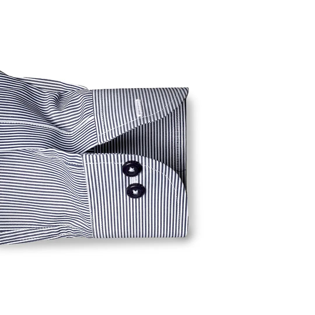 Cotton Blue White Shirt - SH-685