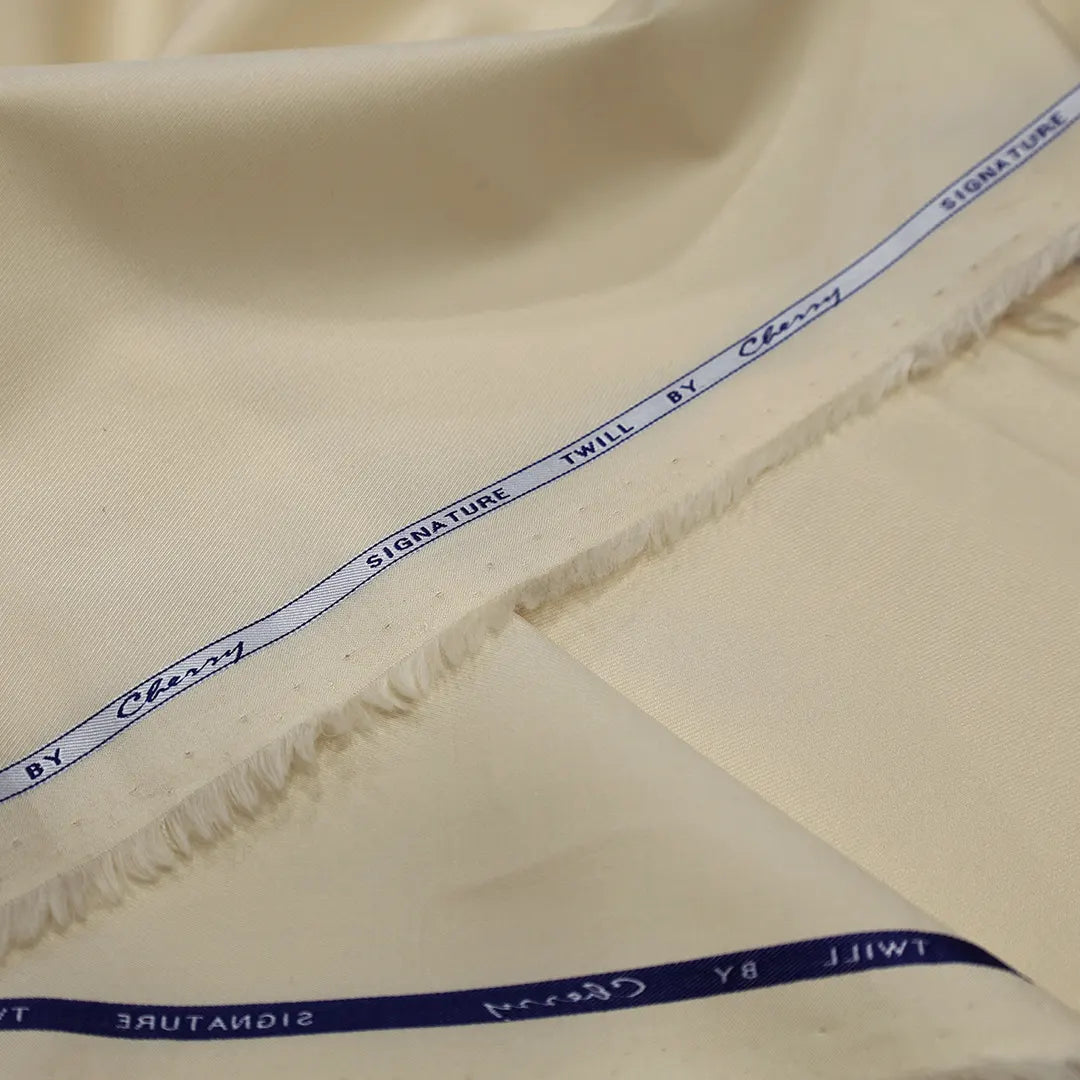 Unstitch Kameez Shalwar Egyptian Cotton - Signature Twill By Cherry