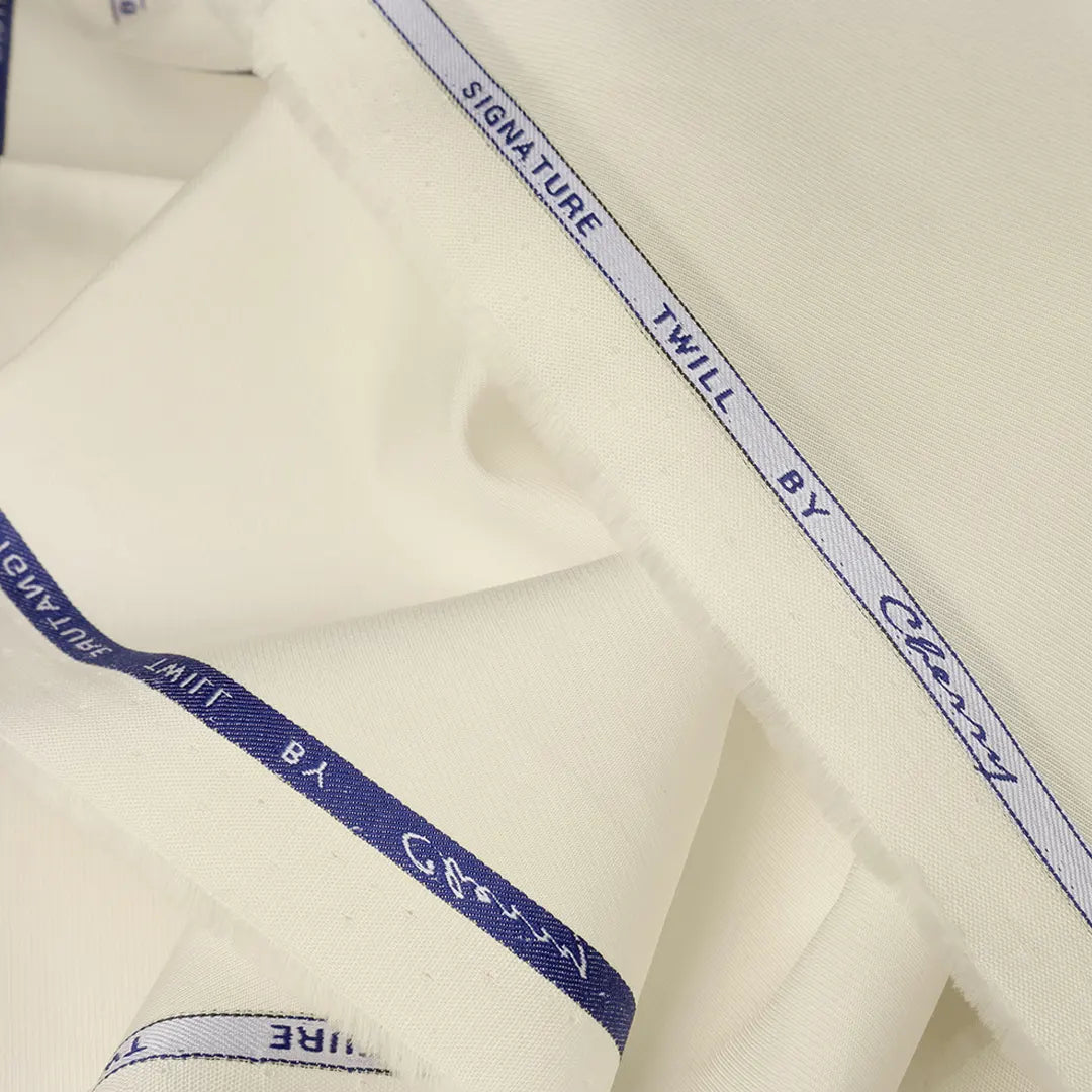 Unstitch Kameez Shalwar Egyptian Cotton - Signature Twill By Cherry