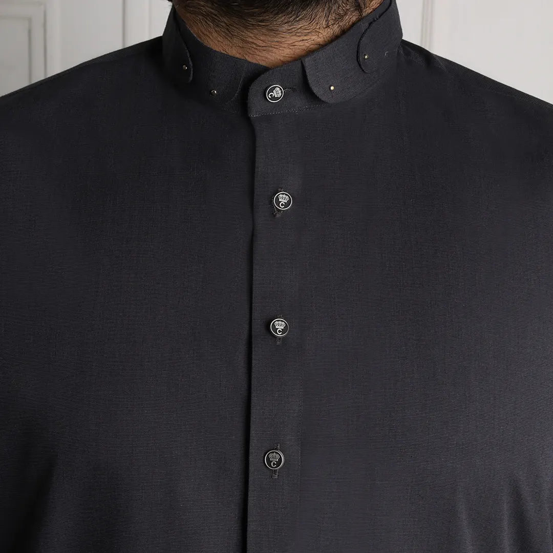 Grey Kameez Shalwar - 1667