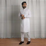 White Kurta Pajama - 1713