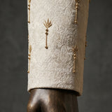 Modern Fawn Sherwani with Intricate Cut Dana Work - SW 367