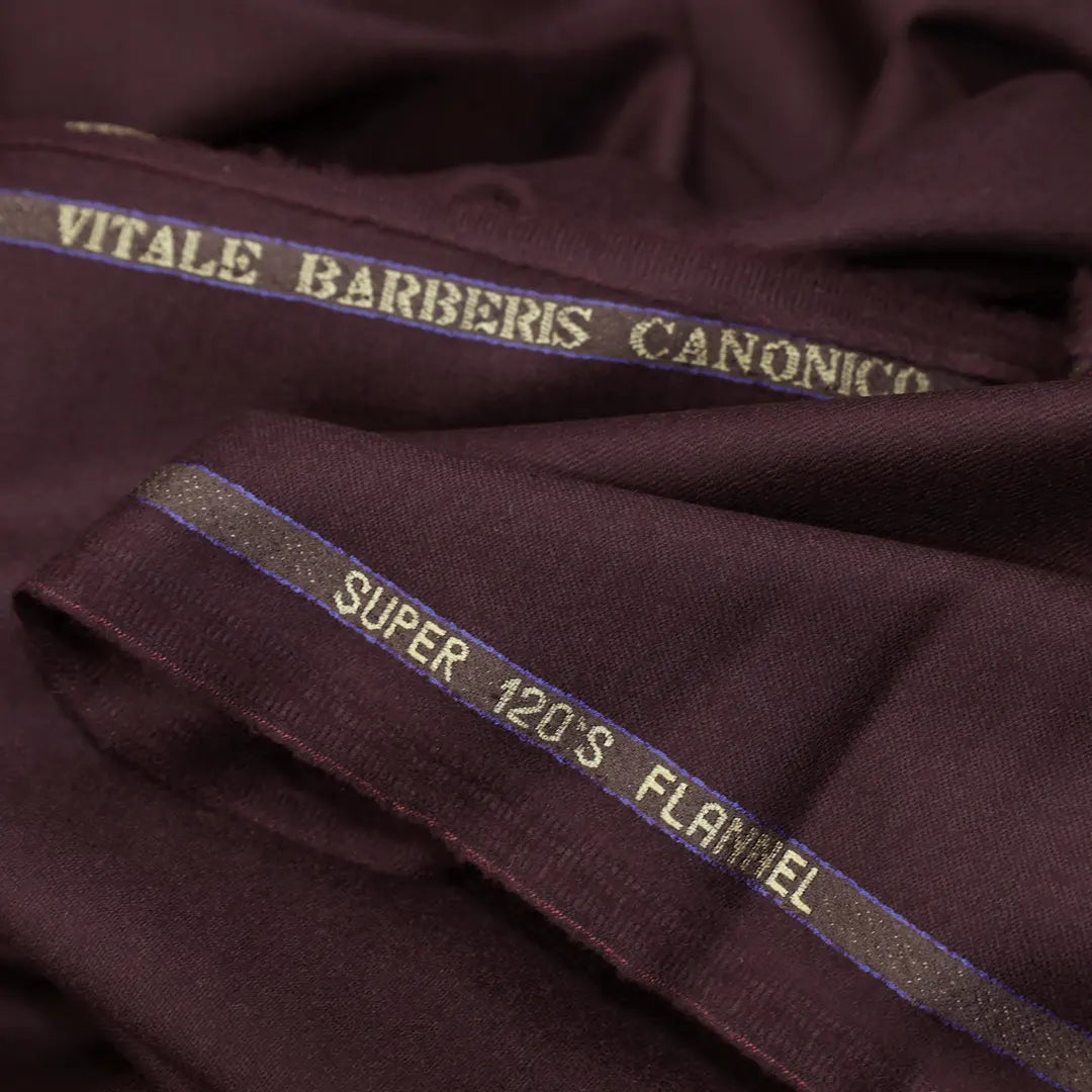 Suiting Fabric-Maroon Flannel