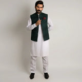 Waist Coat Green - 452