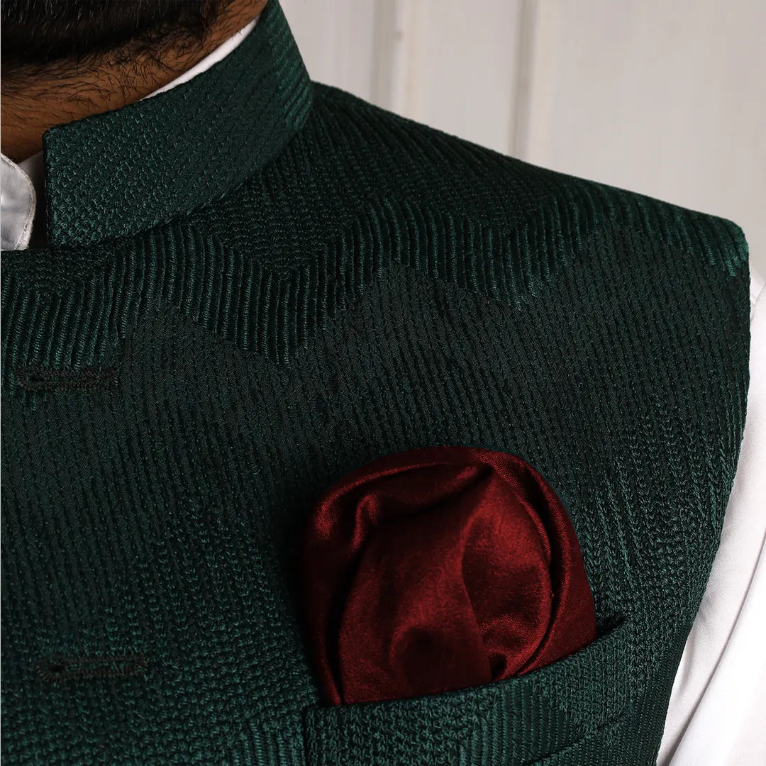 Waist Coat Green - 452